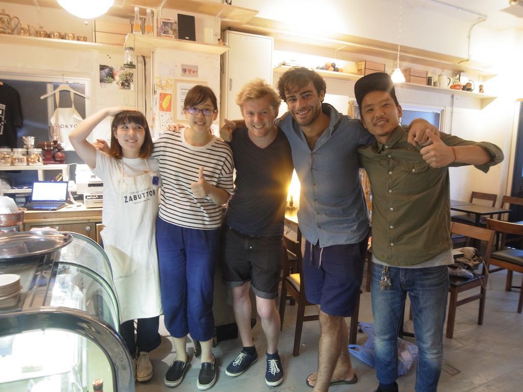 Zabutton Hostel And Coffee Tokio Exterior foto